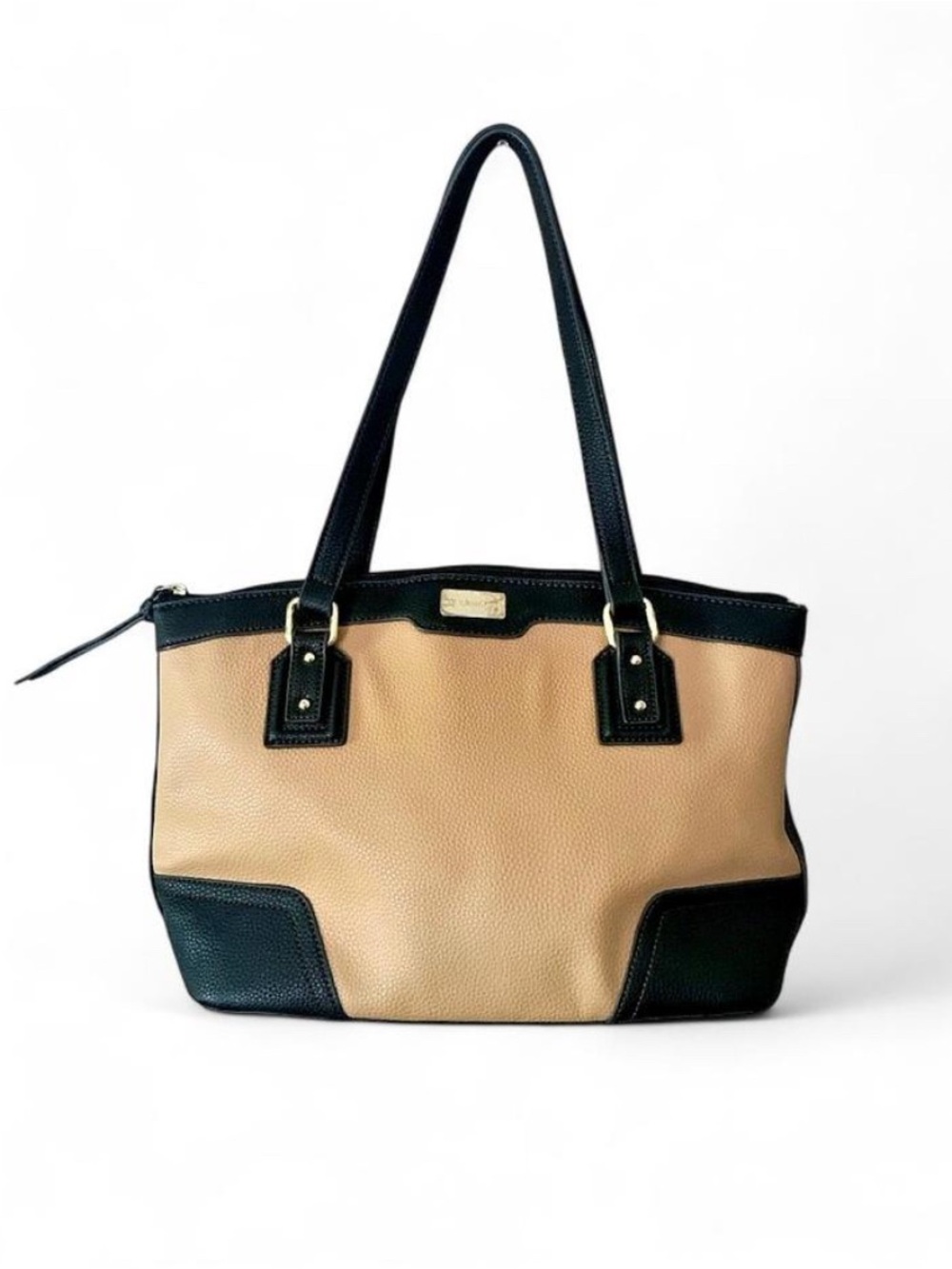 ✨ Liz Claiborne Tuxedo Colorblock Satchel Handbag ✨